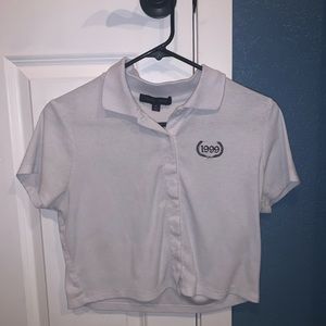 XL CROPPED WHITE TEE (1999)